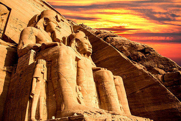 The temple of Abu Simbel in Egypt